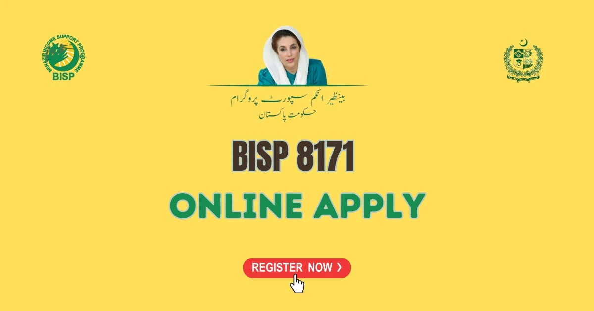 BISP 8171 Online Apply for New Payment  Registration 2023 