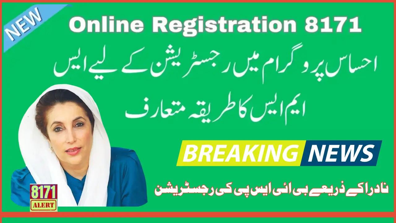 Online Registration 8171 Ehsaas Program CNIC Status Check